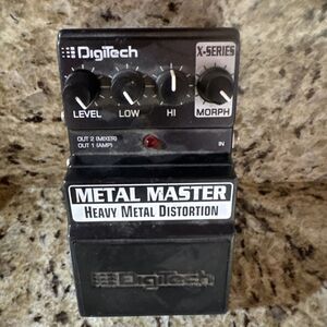 DIGITECH METAL MASTER HEAVY METAL DISTORTION EFFECTS PEDAL